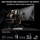 Twisted Minds Monitor para Gaming, Pantalla de 32 Pulgadas Fast VA - Resolución 2560 x 1440 QHD, frecuencia actualización 180 Hz, relación Aspecto 16:9, Tiempo Respuesta 1 ms - Negro (TM32QHD165VA)