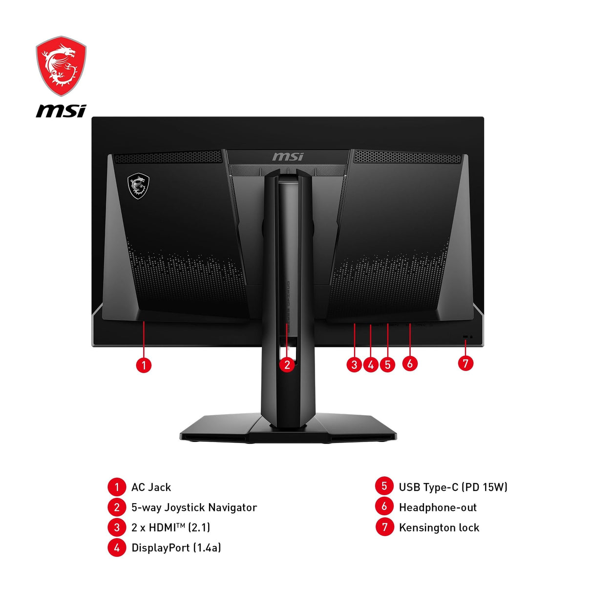 MSI mag 271QPX QD-OLED 26.5 Inch WQHD Monitor Gaming, 2560 x 1440 Quantum Dot OLED Panel, 360Hz / 0.03ms, 99.1% DCI-P3, ΔE≤2, DisplayHDR True Black 400, DP 1.4a, HDMI 2.1, USB Type-C