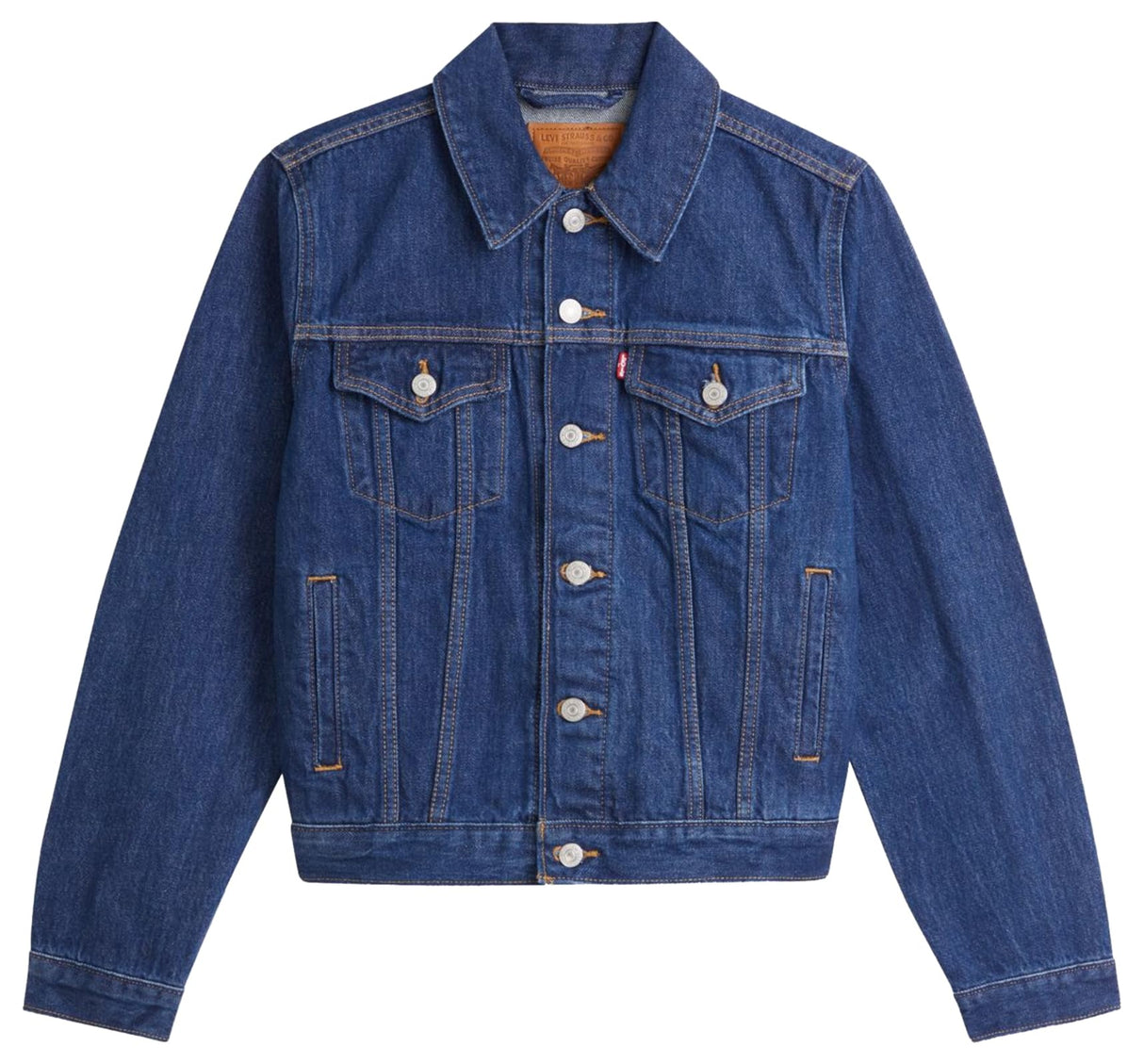 Levi's Original Trucker, Denim jacket para Mujer, Authentic Blue, XL