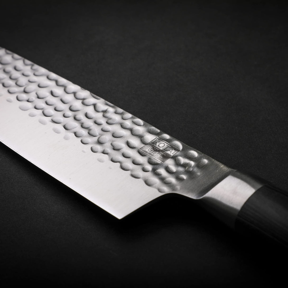 KOTAI | Cuchillo Santoku del chef | cuchillo de cocina profesional | Hoja de 18cm | afilado a mano | Acero inoxidable japonés ultra afilado 440C | Mango de madera de Pakka | Tang oculto completo