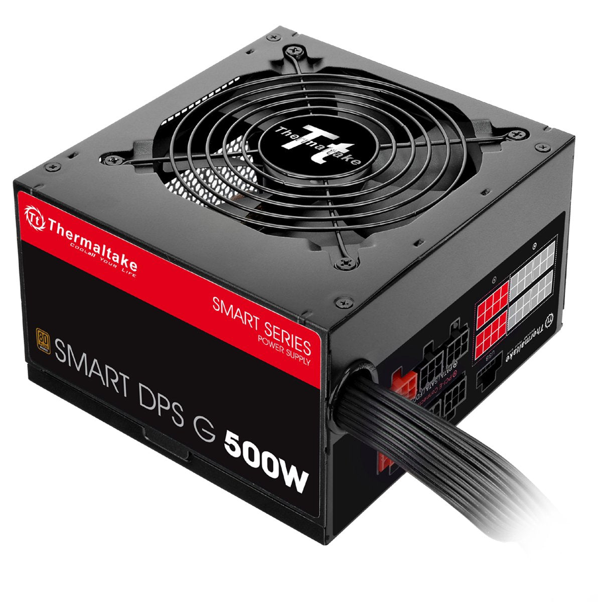 Thermaltake Smart DPS G - Fuente de alimentación 500 W, Color Negro
