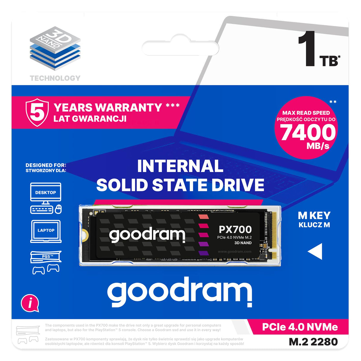Goodram HD M2 SSD 1TB PX700