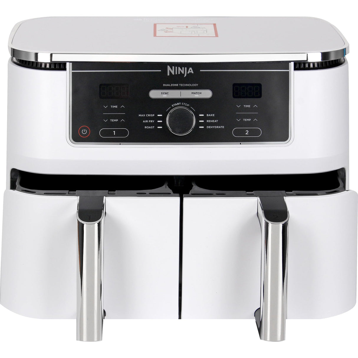Ninja Dual-Zone 6 en 1 Hot Airsinterizadora/White AF400EUWH