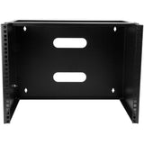 StarTech.com Rack de Pared 8U Panel de Conexiones - 34,93 cm de Profundidad - Armario Rack (19") para Servidores y Equipos de Red Poco Profundos - Rack 8U con Capacidad de carga: 36,3 kg (WALLMOUNT8)
