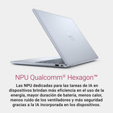 Dell Inspiron 14 Plus 7741 Copilot+ PC Ordenador Portátil 14" Pantalla QHD+ 60 Hz, Snapdragon X Plus, 16 GB RAM, 1 TB SSD, Adreno GPU, Windows 11 Home, Teclado retroiluminado Español - Platino