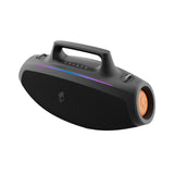 Skullcandy Barrel Altavoz Inalámbrico Portátil con Bluetooth de Tamaño Grande para Fiestas, con Impermeabilidad IPX5, 12 Horas de Batería, True Wireless Stereo con Luces LED y Asa de Transporte, Black