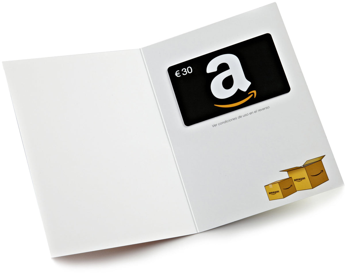 Tarjeta Regalo Amazon.es - €30 (Lote de 10 + tarjetas de felicitación)