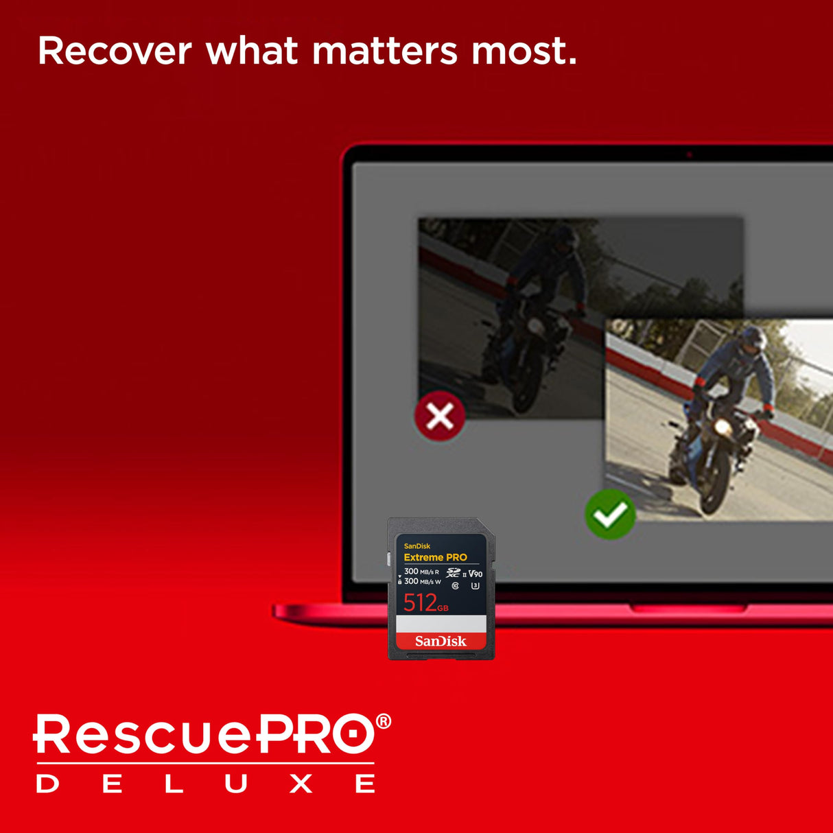 SanDisk Extreme Pro 128 GB SDXC Tarjeta, UHS-II, Velocidad de Lectura con hasta 300 MB/s, Velocidad de Escritura 300 MB/s, V90, Grabación de vídeo en 8K cinematográfica