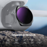 NEEWER Filtros ND/PL Set Compatible con dji Air 3S, Paquete de 4 ND8/PL, ND16/PL, ND32/PL, ND64/PL Polarizador Densidad Neutra Accesorios Lentes Drone Vidrio Óptico HD Multicapa Delgado, FL-A87