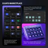 Elgato Stream Deck MK.2 – Controlador de estudio USB, 15 teclas macro, activa acciones en apps y software como OBS, Twitch, YouTube y otros, funciona en Mac y PC