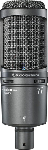 Audio-Technica 2020USB+ Micrófono USB de Condensador Cardioide Gris Osuro