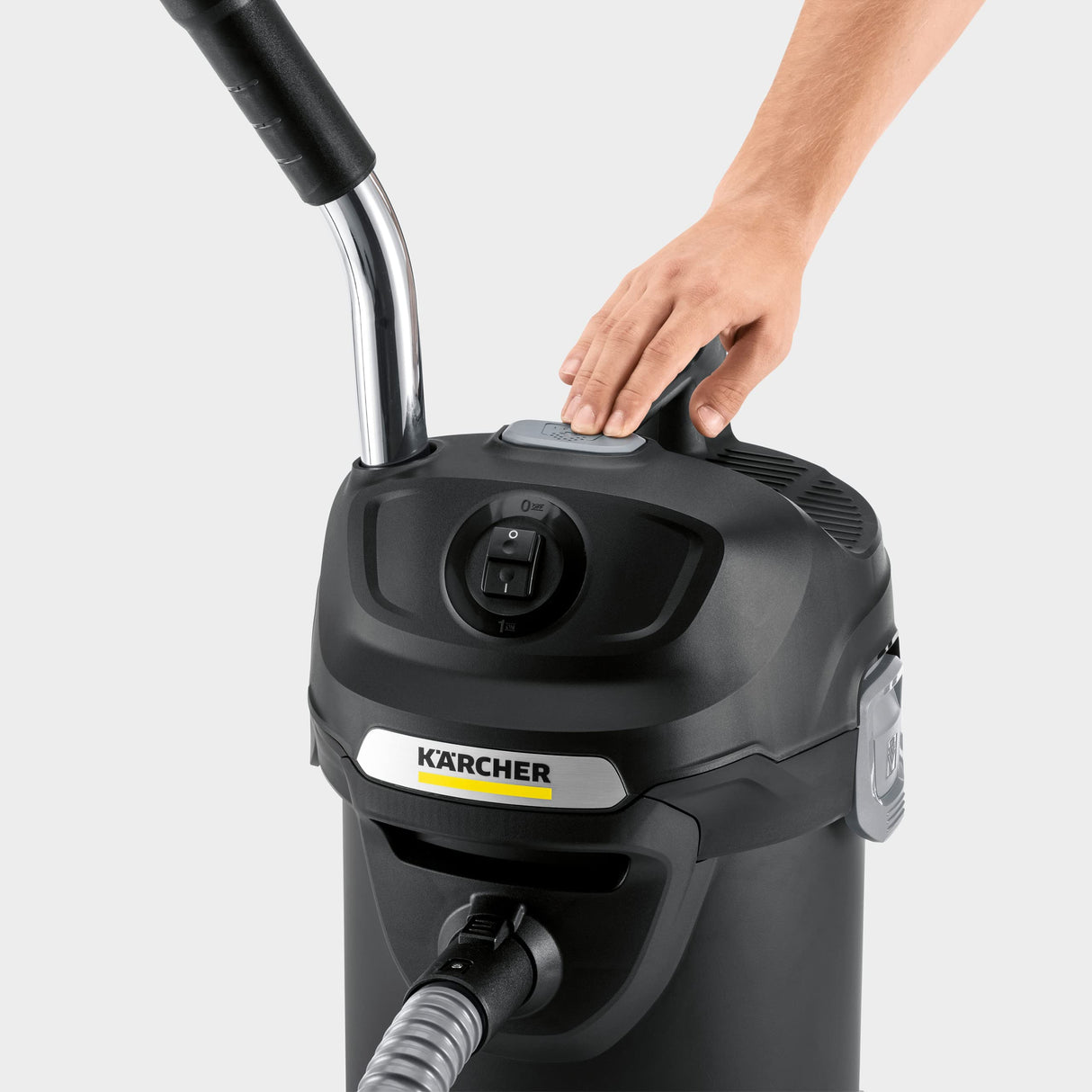 Kärcher AD 4 Premium Aspiradora de Cenizas, Metal plástico, Negro