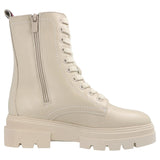 Tommy Hilfiger Mujer Botines de caña baja Monochromatic Lace Up Botas, Beige (Classic Beige), 42 EU