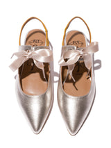 Fly London SAUB268FLY, Ballet Mujer, Yellow/Silver, 39 EU