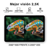 DOOGEE T30 Pro Android 13 Tablet, 11 Pulgadas 2.5K Full HD 1600 * 2560/15 GB RAM + 256 GB ROM(2TB)/Helio G99 2.2GHz/8580mAh/20MP/Dual 4G LTE+5G WiFi/Type-C