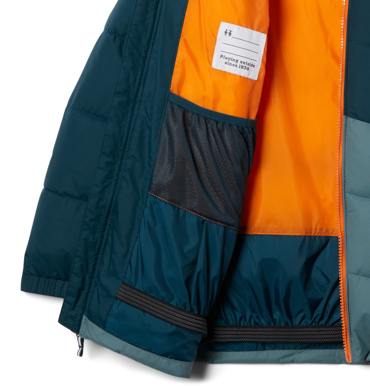 Columbia Arctic Blast Jacket, Chaqueta De Esquí para Niños, Night Wave/Metal, Talla XL