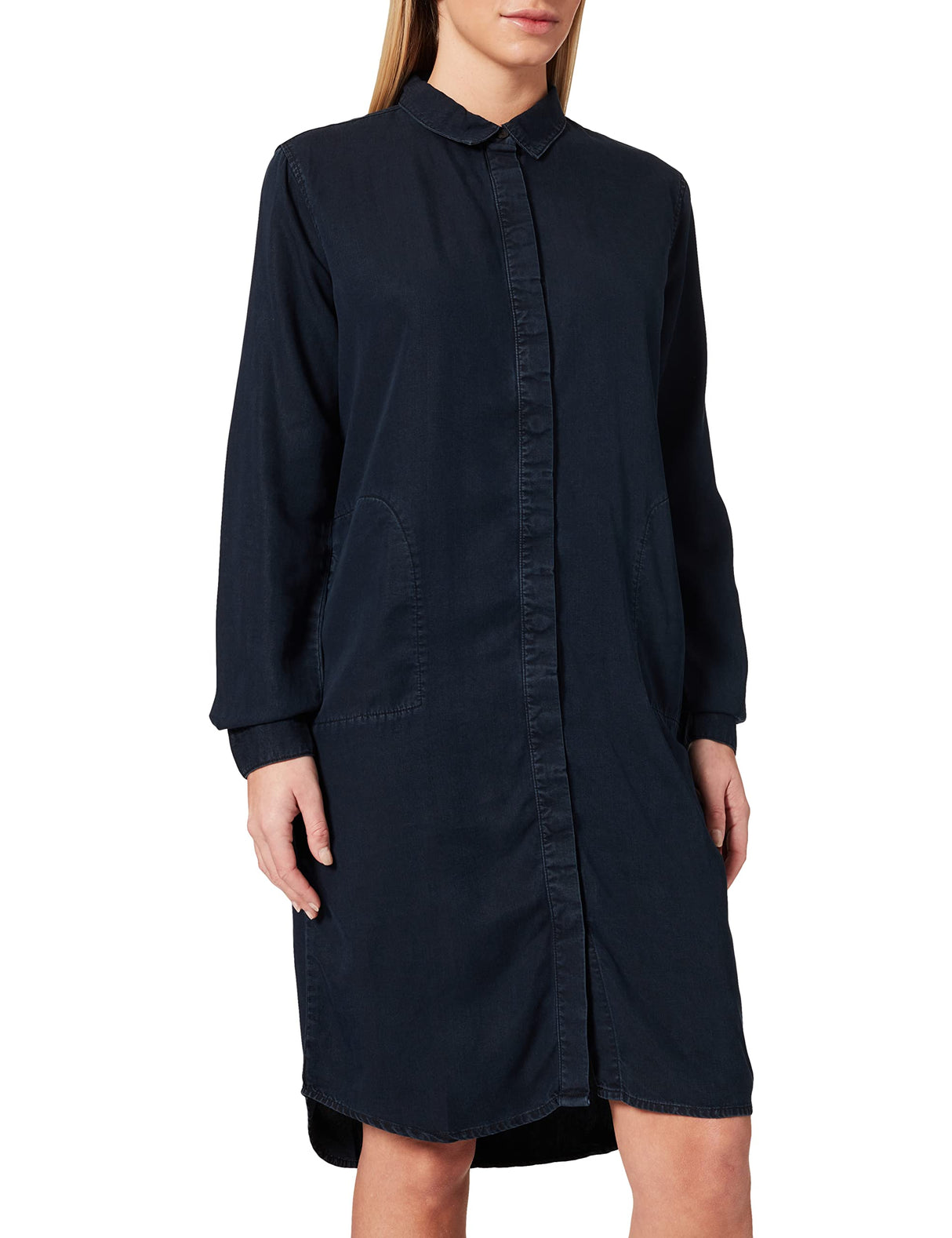 Kings of Indigo Priscilla Vestido, Azul (Blue Black 8109), Large para Mujer