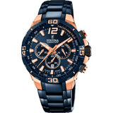 Festina Reloj Hombre F20524/1 Special Editions Caja de Acero Inoxidable 316l Rosa Correa de Acero Inoxidable 316l Azul