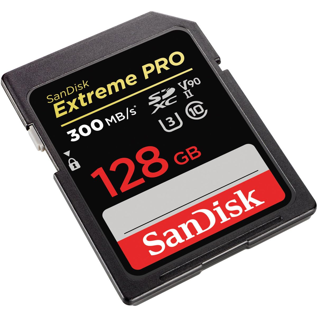 SanDisk Extreme PRO Tarjeta SD 128 GB SDXC, SD Card 8K, 4K y Full HD Video, UHS-II, V90, hasta 300 MB/s, Prueba de golpes, temperatura, agua y rayos X + RescuePro Deluxe, Class 10, U3