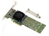 Kalea-INFORMATIQUE Tarjeta controladora M2 PCIe 3.0 x8 para 4 Unidades SSD M.2 NVMe M Key. Conjunto de Chips PLX PEX 8747
