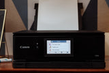 Canon Pixma TS8750 Impresora Multifunción 3 en 1, Sistema de Inyección de Tinta, Impresión, Escaneo y Copia, WiFi, Impresión Doble Cara, Alimentación Bidireccional, Negro