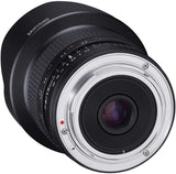 Samyang F1120409101 - Objetivo fotográfico DSLR para Micro Cuatro Tercios (Distancia Focal Fija 10mm, Apertura f/2.8-22 ED AS NCS CS), Negro