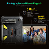Blackview Active12 Pro Tablet Rugerizada con Proyector de 120", 48GB RAM + 1TB ROM, 30000 mAh/Cargador de 120W, 11 Pulgadas FHD+ Android 15 Rugged Tablet, 108MP + 50MP, Dimensity 7300/Doble 5G LTE