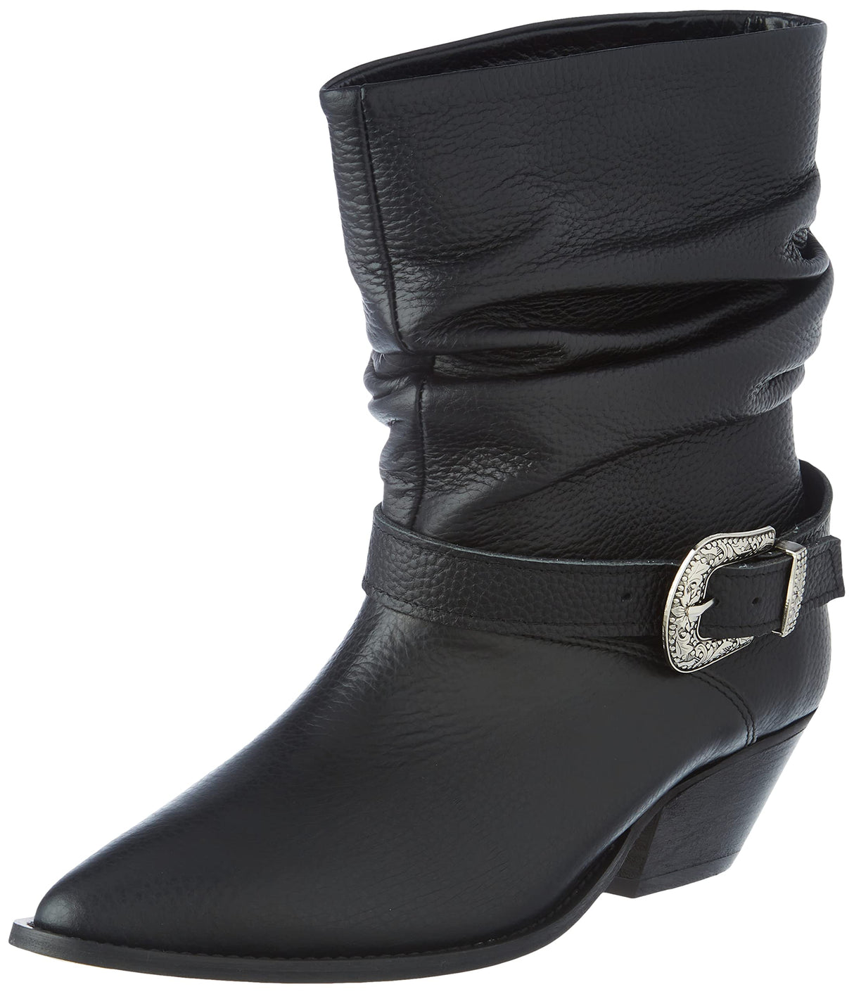 L37 HANDMADE SHOES El Amor es un extraño, Botas Vaqueras Mujer, Black, 36 EU
