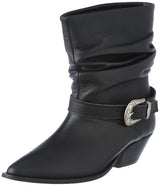 L37 HANDMADE SHOES El Amor es un extraño, Botas Vaqueras Mujer, Black, 36 EU