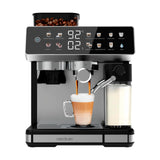 Cecotec Cafetera Express Barista Power Espresso 20 Barista Grind & Latte. 1350W, 20 Bares, Molinillo Cónico, 2.6L Depósito Agua, 100g Café y 500ml Leche, Pantalla Táctil, Autolimpieza, Personalizado