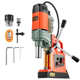 VEVOR 1350 W Taladro de Columna Magnético, Diámetro de Perforación de 50 mm, Potencia de 12500 N, Velocidad Ajustable de 0 a 800 RPM, con Vástago Weldon, para Superficies Metálicas, Industria
