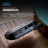 BOSS Katana:GO | Amplificador de Auriculares Personal para Guitarra y bajo | Sonidos preconfigurados de amplis Katana de Directo | Tecnología Espacial Avanzada