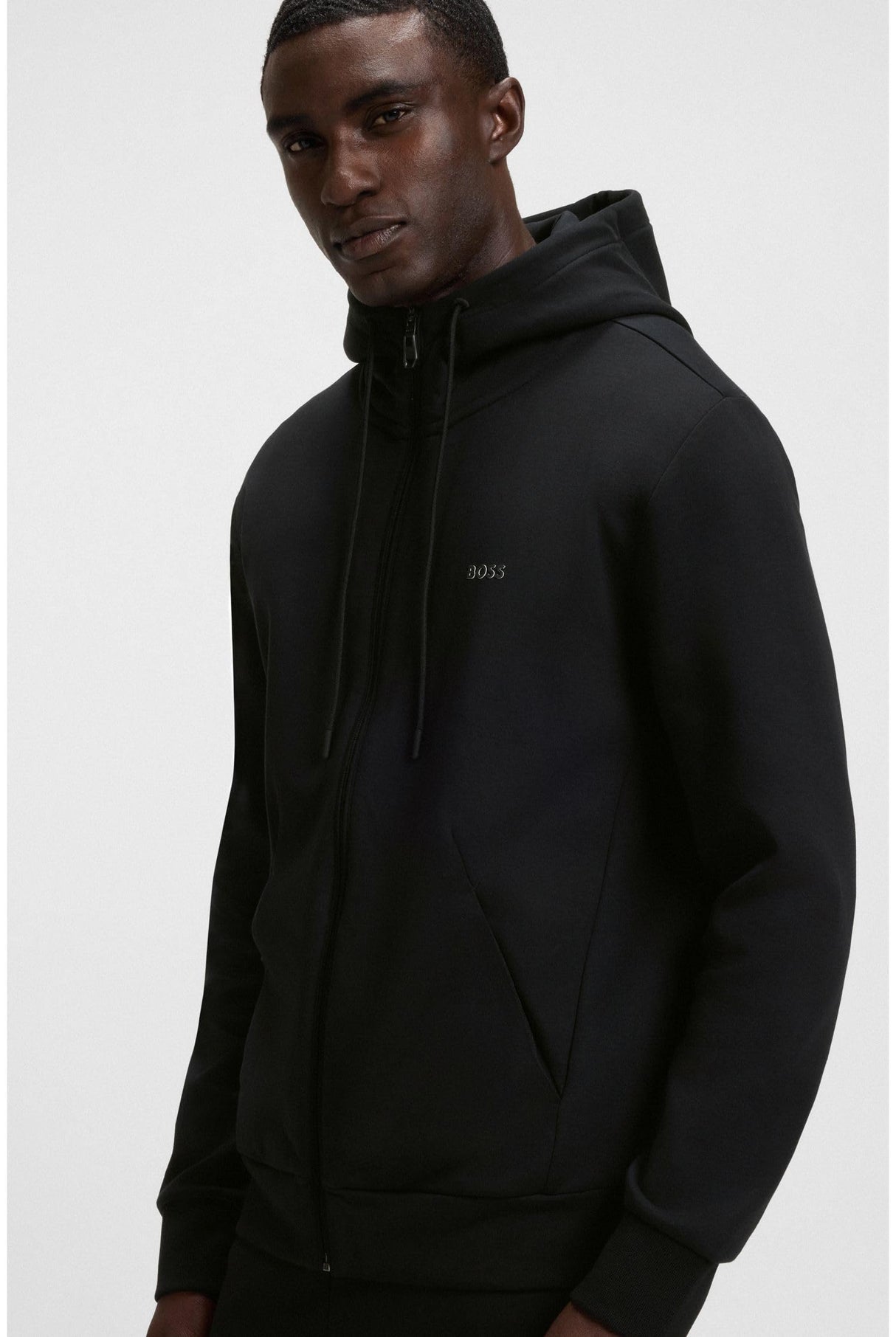 BOSS Saggy Sudadera, Negro1, M para Hombre