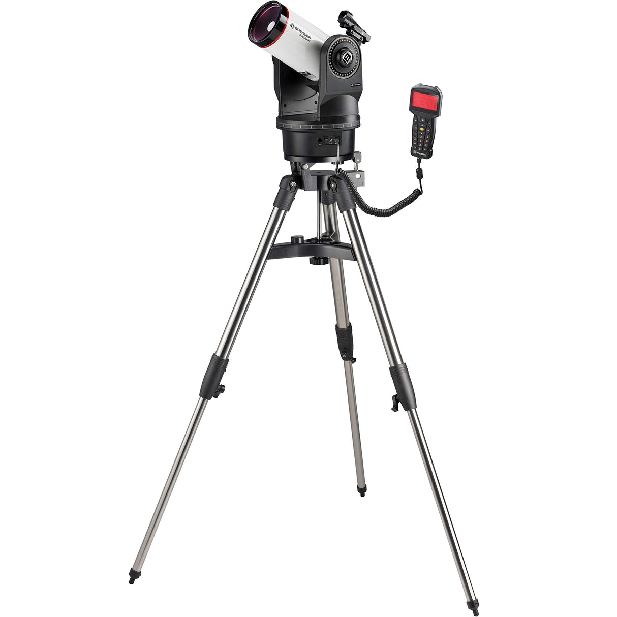 Bresser Messier MCX-102 - Telescopio con Distancia Focal de 1470 mm y telescopio Goto EQ/AZ con Montaje ecuatorial o azimutal, Incluye trípode