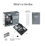 ASUS PRIME B650-PLUS - Placa base AMD B650 ATX (DDR5, PCIe 5.0 M.2, 2.5Gb Ethernet, DisplayPort, HDMI, SATA 6 Gbps, USB 3.2 Gen 2, Gen 1 Tipo C frontal, BIOS FlashBack, USB4, Aura Sync)