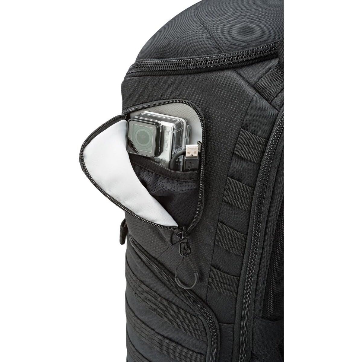 Lowepro ProTactic 350 AW II versión previa,Mochila Modular con Tejidos Reciclados para Macbook, Portátil hasta 13 pulg., para Cámara Profesional, CSC y Drones, LP37176-GRL, Negro