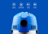 Nilfisk Buddy II 18L INOX Aspirador de Agua y Polvo - Aspiradora de Bricolaje para Sólidos y Liquidos, Seco y Húmedo, Exterior e Interior (1200 W)