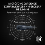 Razer BlackShark V3 X HyperSpeed for PlayStation - Auriculares inalámbricos para esports - Ultraligeros 270g - TriForce 50mm - Micrófono desmontable - HyperSpeed 2,4 GHz & Bluetooth - PS5/PC | Negro