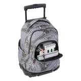 TOTTO Mochila Escolar con Ruedas Estampado Dinosaurios-Renglones, Niños, Gris, 60