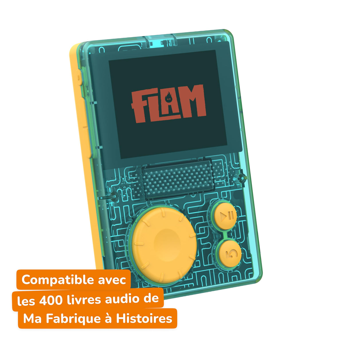 lunii - Caja de Viaje FLAM Jugar los Lobos de Thiercelieux-para niños de 7 a 12 años-2 Libros interactivos de Audio incluidos-Caja de Historias Fabricada en Francia