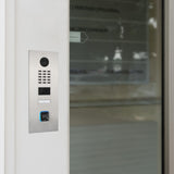EKEY D2101FV Intercomunicador con solución de Acceso biométrico para Montaje Empotrado, Acero Inoxidable V4a