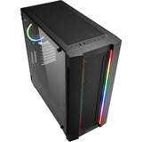 Sharkoon ELITE SHARK CA200M - Caja de Ordenador, PC Gaming, Torre E-ATX, Negro