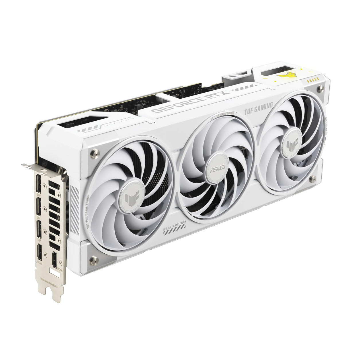 ASUS TUF Gaming GeForce RTX 5070 Ti 16GB GDDR7 BTF White OC Edition Tarjeta gráfica (NVIDIA DLSS 4, Ranura 3,125, PCIe 5.0, 3 x DisplayPort 2.1b, 2 x HDMI 2.1b, GC-HPWR, Blanco