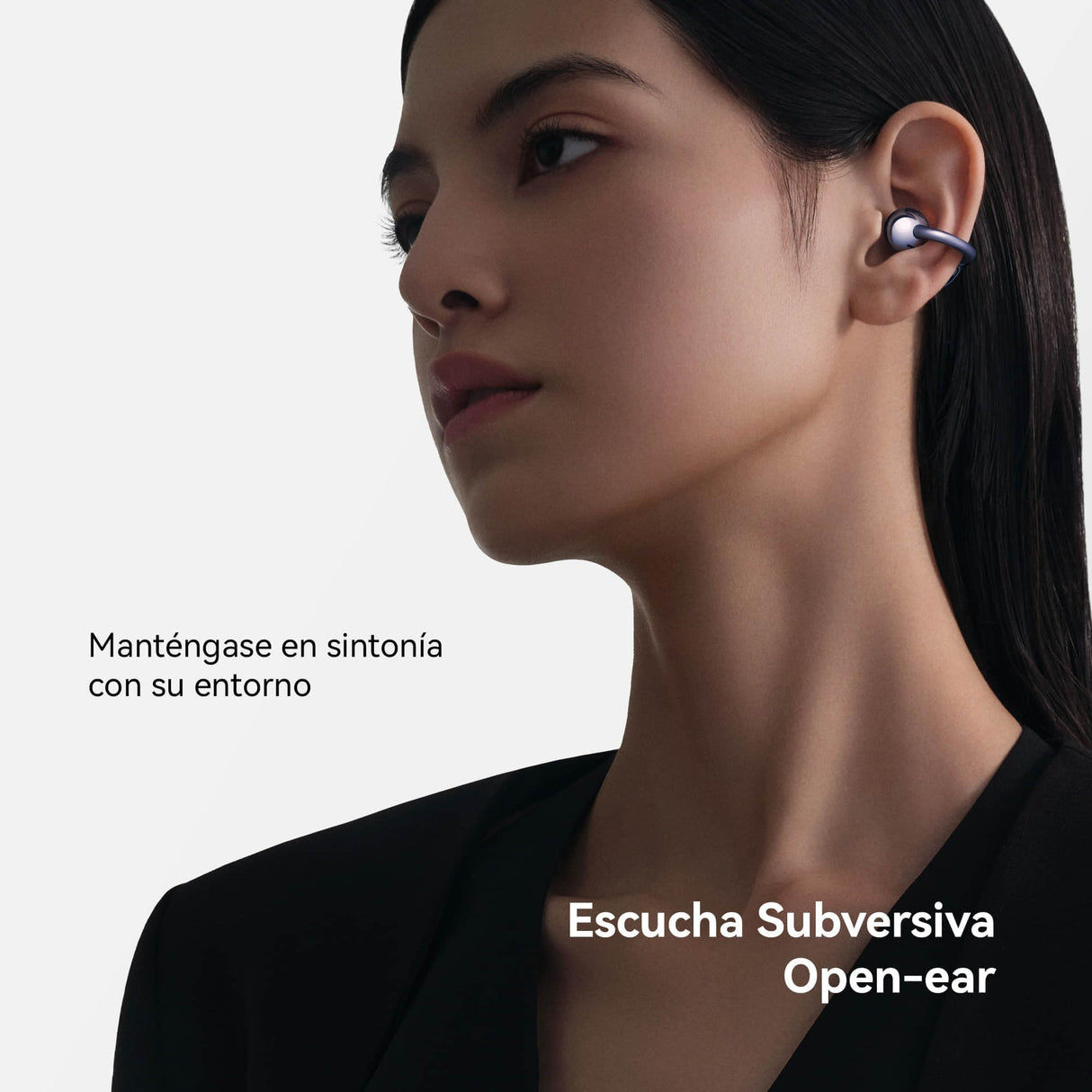 HUAWEI FreeClip,Auriculares Bluetooth,Clip Innovador,Open-Ear,Gran Duración de Batería,Cancelación de Ruido en Llamadas por IA,Resistencia IP54 al Polvo y a Salpicaduras de Agua, Morado