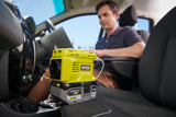 RYOBI 18V One+ Kit Solar de Viaje – Panel Solar Plegable con Power Bank y Cargador – Energía Portátil Ideal para Camping