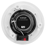 OSD Audio ICE520 5.25" 100W Altavoz de Techo Parrilla pintable (Blanco, par)