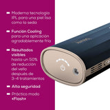 Beurer IPL 7800 PRO Depiladora con tecnología de enfriamiento, 5 niveles de intensidad, hasta 1 millón de pulsos de luz, para brazos, piernas, cara, línea del bikini y axilas, para hombres y mujeres