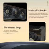 ASUS ProArt - Tarjeta gráfica Nvidia GeForce RTX 5070 Ti OC Edition, 16 GB GDDR7, 256 bits, PCIe 5.0, 2,5 Ranuras, 1 HDMI 2.1, 3 DisplayPort 2.1, USB-C, GPU Tweak III, Negro, PROART-RTX5070TI-O16G