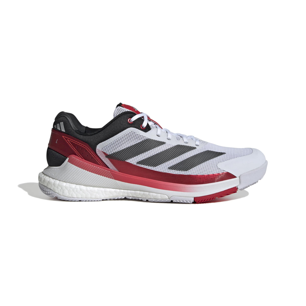 adidas Crazyquick Boost Padel Shoes, Zapatos Hombre, Cloud White/Core Black/Lucid Red, 42 EU