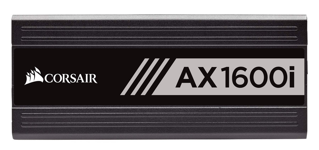Corsair AX1600i - Fuente de Alimentación Digital Totalmente Modular (1600 W, Certificación 80 Plus Titanium) Negro